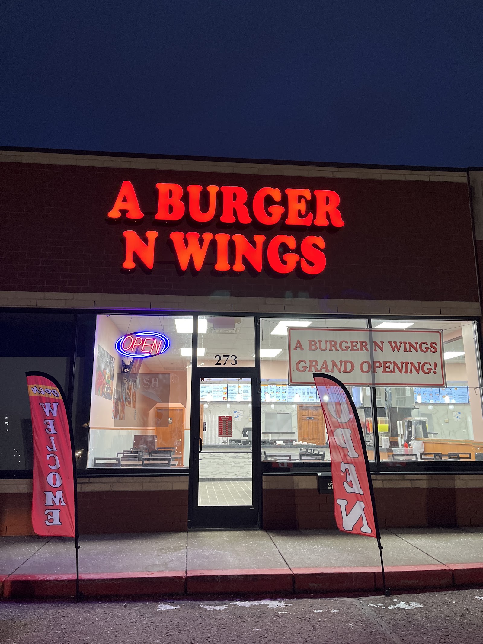 A Burger N Wings in Portage