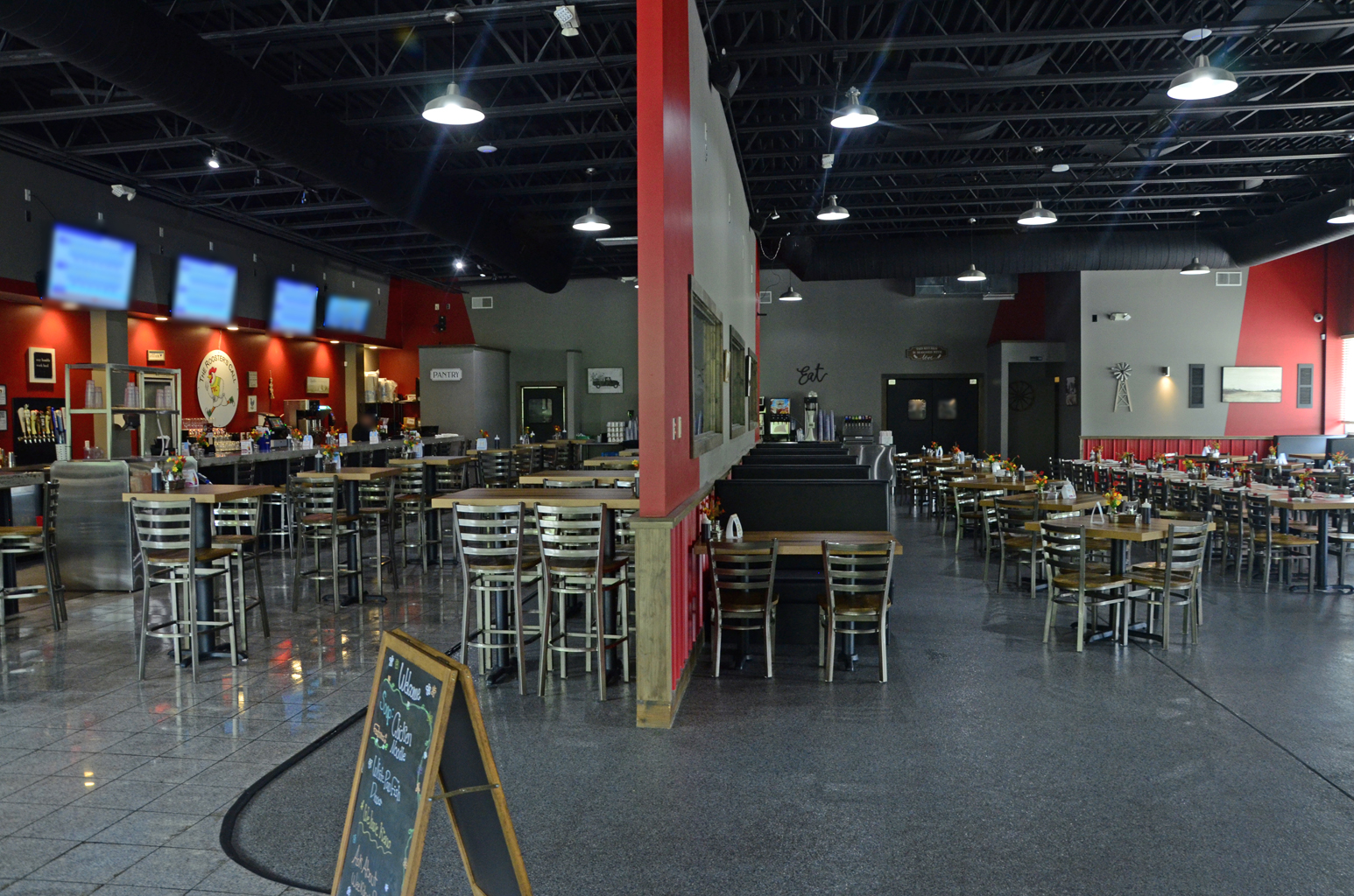 The Rooster's Call in Portage